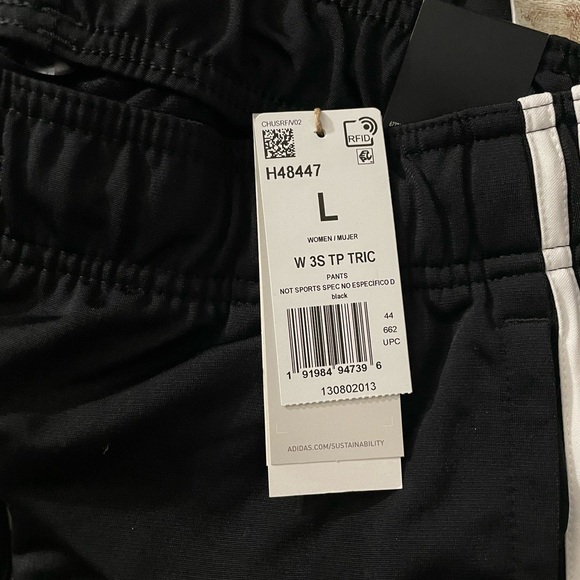 🆕 adidas Women's Primegreen Essentials WarmUp Slim Tapered 3-Stripes Track Pants - Picture 8 of 16